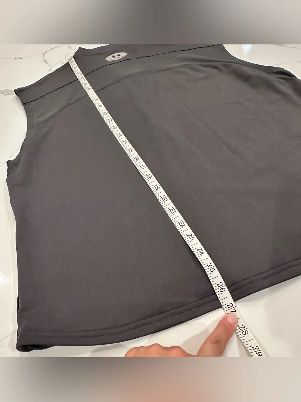 Under Armour Vest Mens XL Full Zip Grey ColdGear Outdoor Golf Athletic Gorpcore